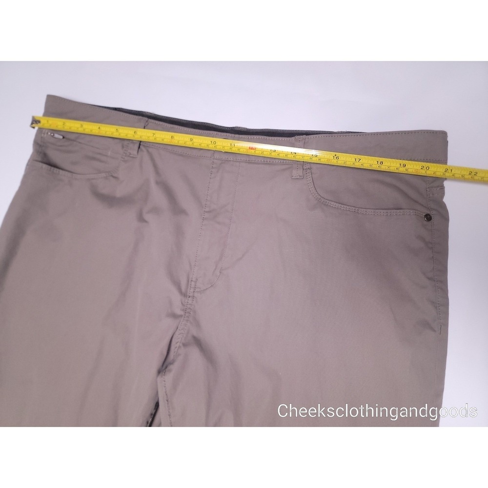 English Laundry Mens 5-Pocket Tech Pants Taupe Brown 42x32 Straight Leg Stretch - Picture 4 of 11